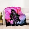 Nezuko Kamado's Journey Blankets Are Suitable for Living Rooms,making Them an Ideal Choice for Outdoor Travel and Gifts.