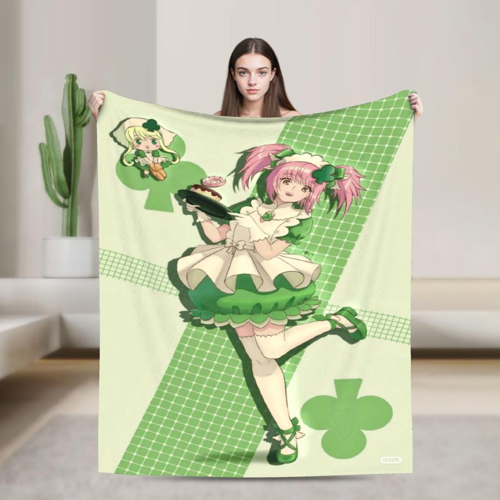 Japanese S-Shugo C-Chara! Blankets Kids Adults Flannel Throw Blanket For Living Room Warm Soft Custom Quality Bedspread Gift