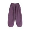 LUSON Kids' Fleece-Lined Corduroy Lantern Pants