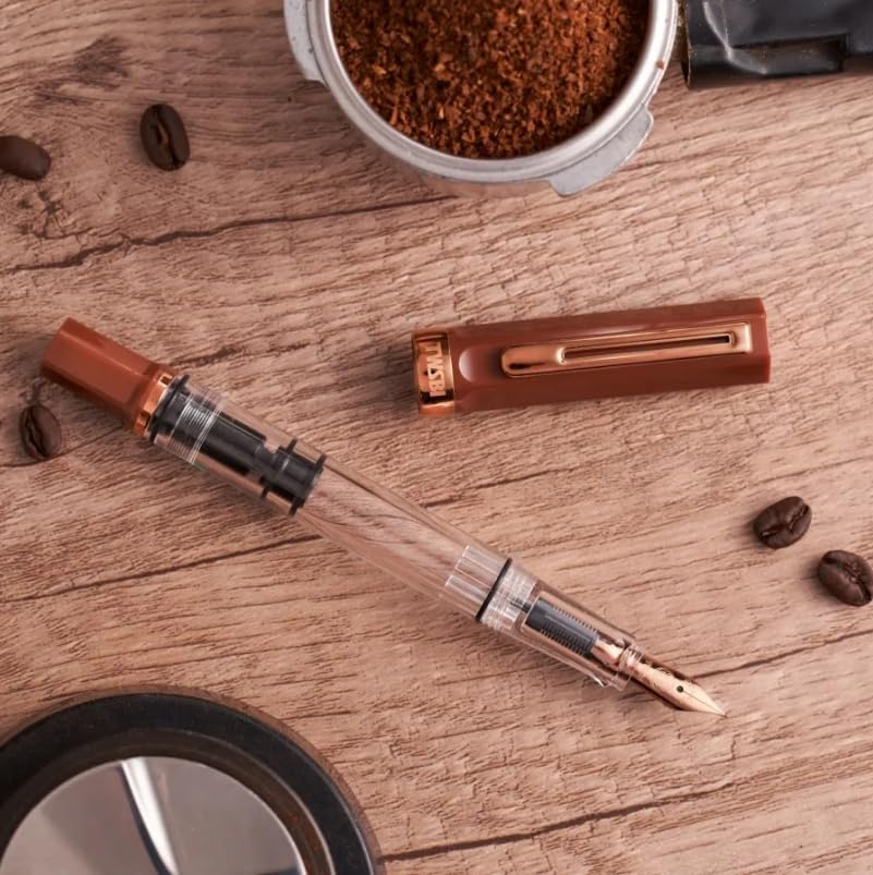 TWSBI Eco Кофе Бронза Перьевая Поршневая Широкий наконечник TW020030 Ручка, Заправка, 1.1