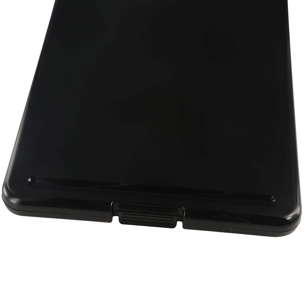 Plastic Lightweight Paper Holder Document Case Filing Storage Writing Pad A4 Clipboard Box