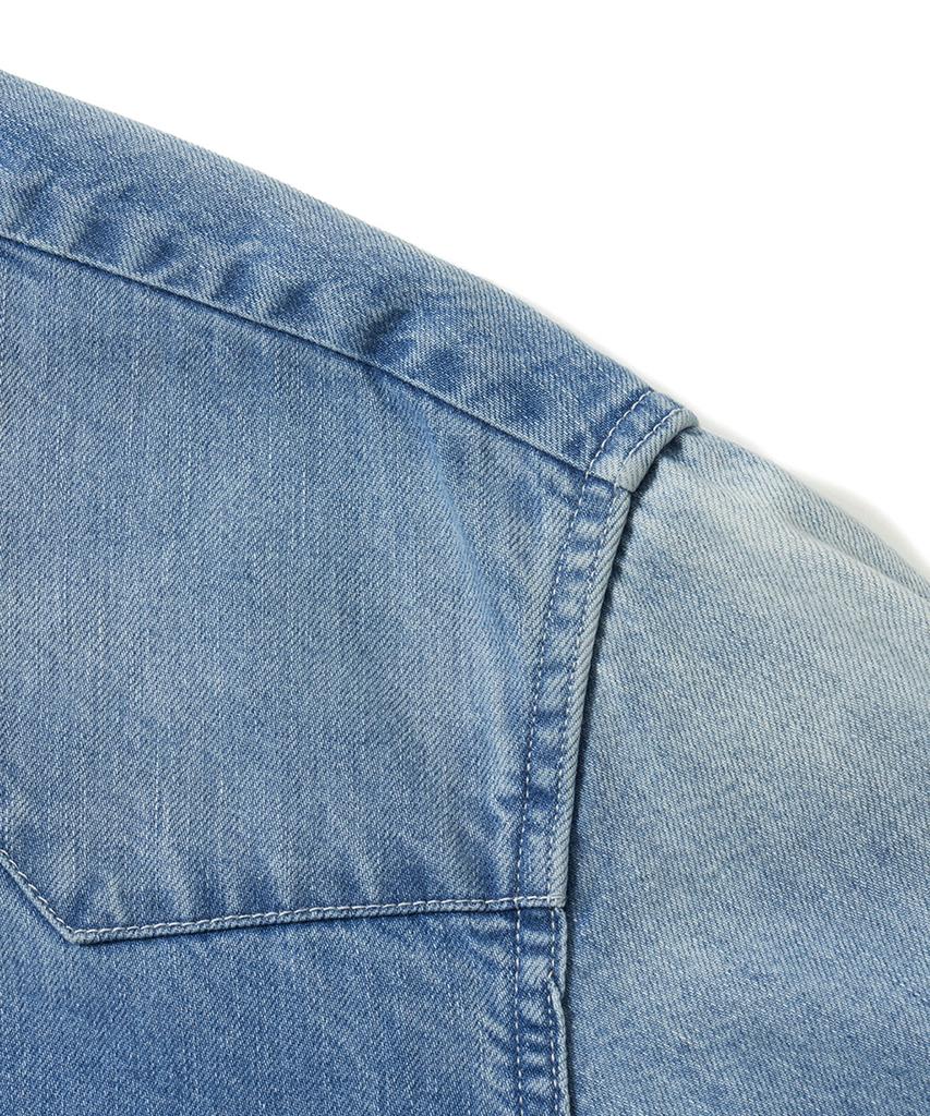 Poteoli Light Denim Shirt (Mid Blue)