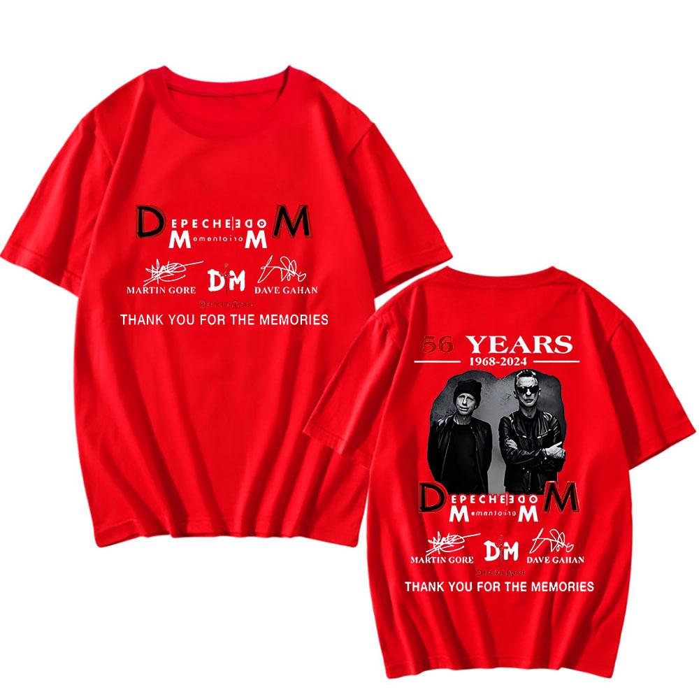 Depeche Memento Mori T-shirt Graphic Printing Hip Hop Cotton Tee-shirt Short Sleeve High Quality Tshirt Camisetas Gothic Clothes