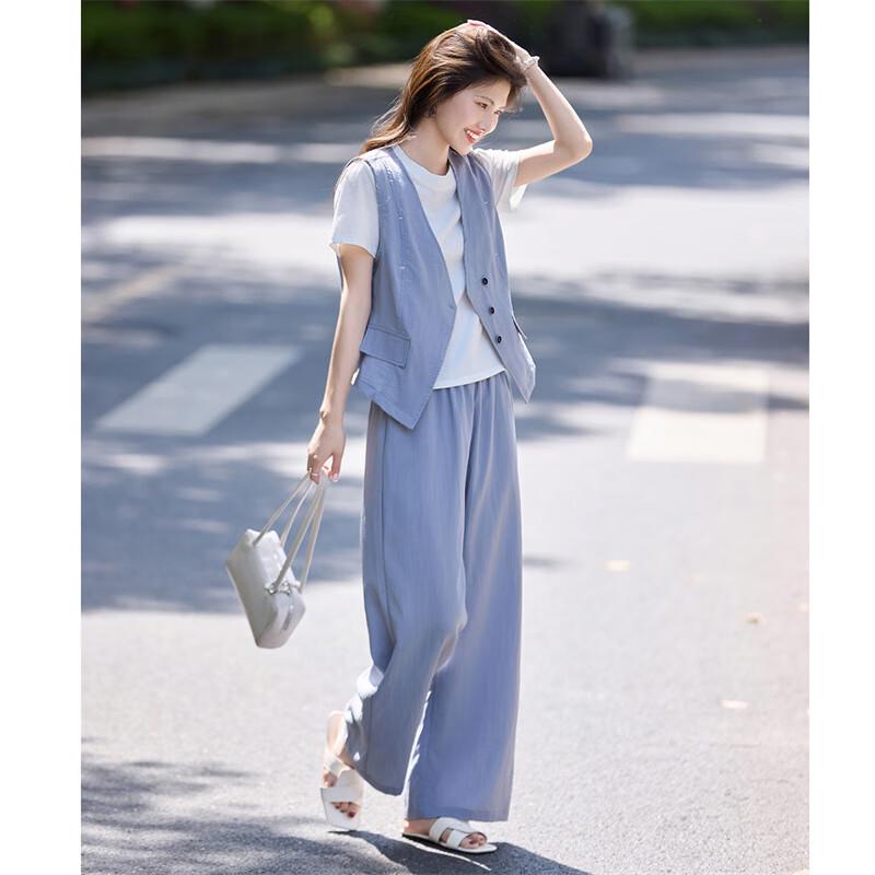 Women's Casual Summer Three-Piece Commuter Set