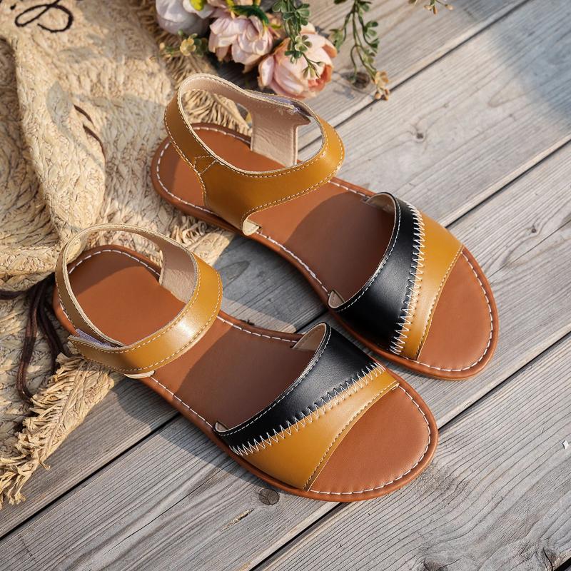 Fashion 2025 New Summer Women's Sandals Casual  Versatile Fashion Roman Shoes Comfortable Flat Bottomed Vacation Beach Shoes