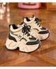 Fashion 2025Women Dad Shoes Thick Sole Height Increasing Casual Shoes Chunky Sole Warm Comfortable Lace Up Platform Sneakers Ladies Shoe