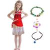Summer Red Cartoon Anime Spot Strap Type Cartoon Cosplay Girls' Dress