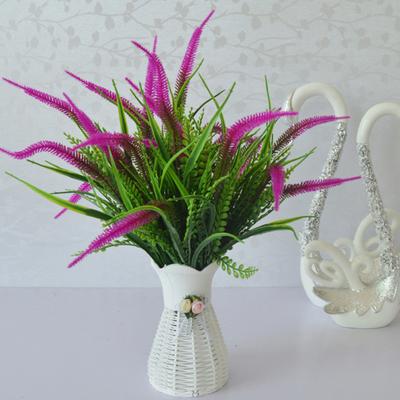 Faux Plant Fresh-keeping Gardening 7 Heads Flower Arrangement Realistic Fake Aquatic Plant