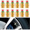 12PCS Car Tire Pressure Monitor Valve Stem Caps 3-Color Tire Pressure Caps Alarm Tires Indicator Sensor Indicator Universal Valve Stem Cap for Cars,