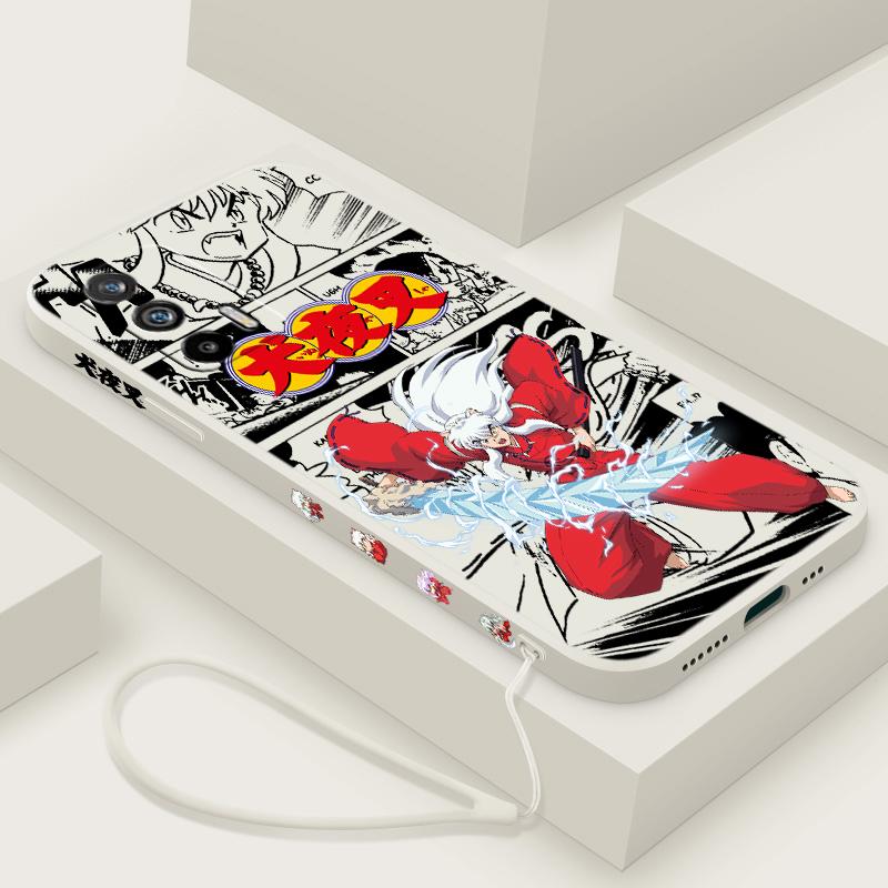 

Inuyasha Anime For OPPO Reno 9 8 7 6 5 4 Z SE Pro Plus Lite Lite Liquid Left Rope Silicone Soft Phone Case Reno 6 5G