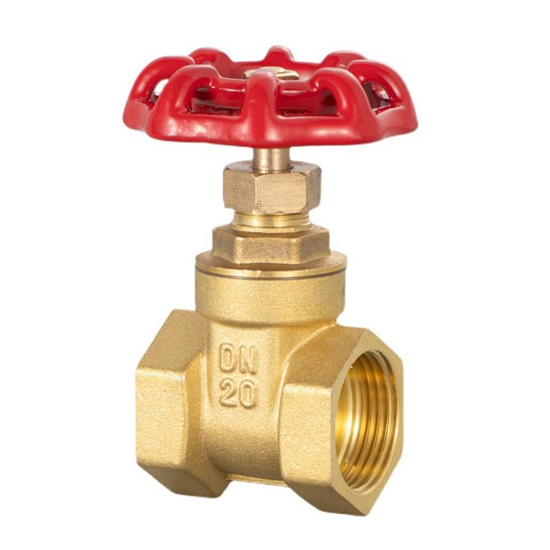 Versatile Brass Gate Valve with Female Thread 1/2" 3/4" 1" for Enhanced Plumbing Operations