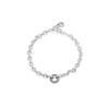 Pandora 592777c01 Signature Pav Bold Chain Silver Bracelet