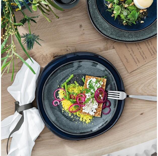 Villeroy & Boch Lave Gris Yemek Takımı, 4 Parça (10-4259-8548)