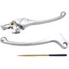 Brake Lever Clutch Lever Set NC31 VTEC NC39 CBR250RR VT250 Spada Hornet VTR250 Magna 250 Replacement Custom Genuine Compatible Part with Round File