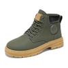 Autumn and Winter New Martin Boots Men's Versatile Casual Trend Green Martin Boots High-top Large-size Men's Shoes
