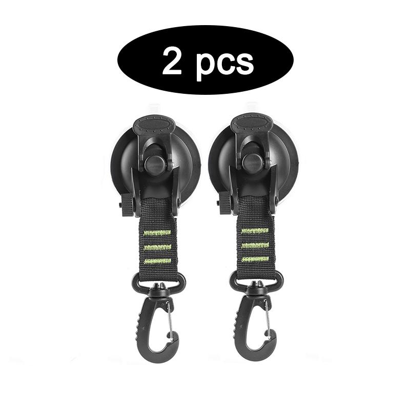 4Pcs Car Truck Tent Suction Cups Buckle Round Triangular Side Awning Anchors Outdoor Camping Tent Securing Hook Auto Accessories