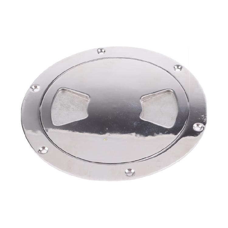 Saltwater Resistant Detachable Deck Plate 316 Stainless Steel Round Panel For Professional Vessel Marine Boat Equipment