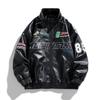 Cappotto in pelle da uomo con giacca in pelle PU primaverile e autunnale