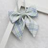 Personalized Flower Plaid Uniform Collar Flower Bow Tie Small Fresh Sailor Suit Bow KTB