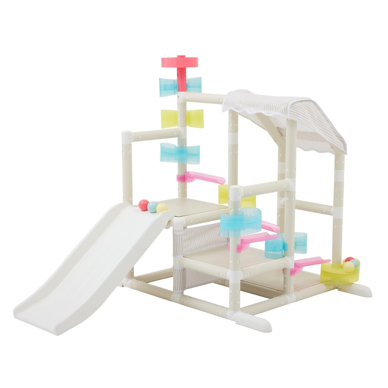 

Ides Mugen Loop Gym Роликовый мяч для спортзала Дополнительные детали Крытый игровой комплекс Горка Игра с мячом Подарок [Официальный] & белый