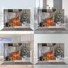 Gray Children's Photography Background Cloth Christmas Theme Studio Props 150*100cm