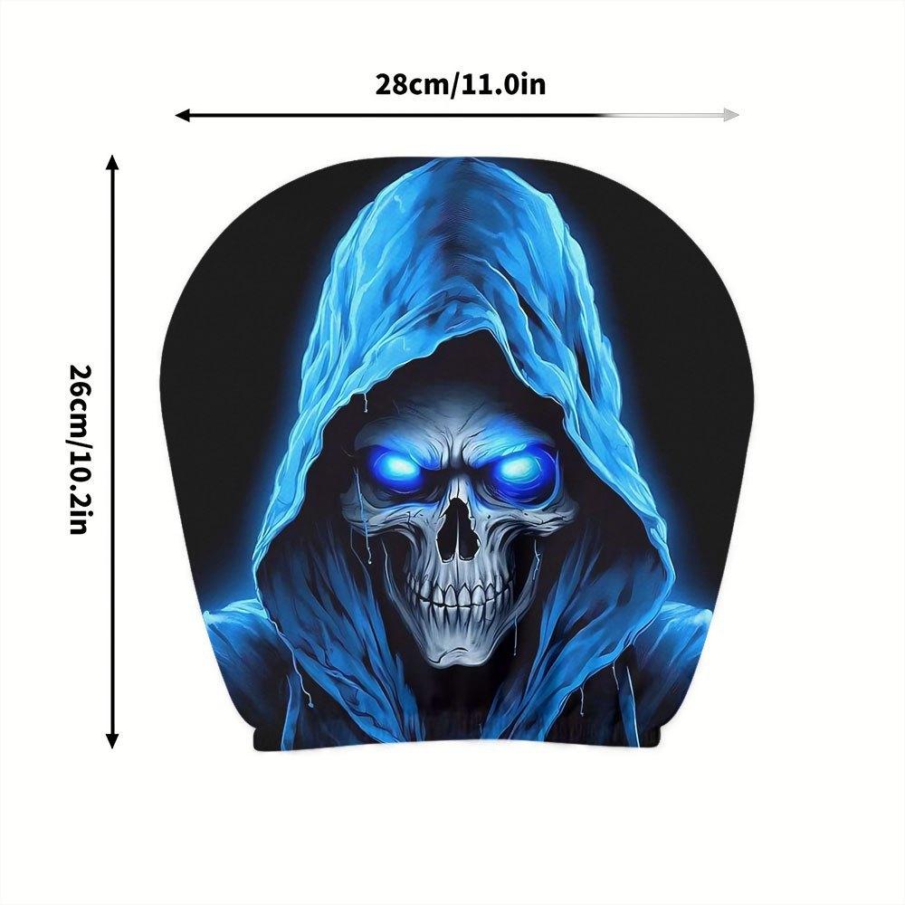2PCS Universal Fit Double-Sided Print Car Seat Head Protector Ferocious Animal Designs Cars Headrest Covers for Cars Vans Trucks
