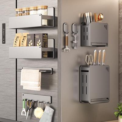 Magnetic Wall-mounted Kitchen Storage & Spice Rack