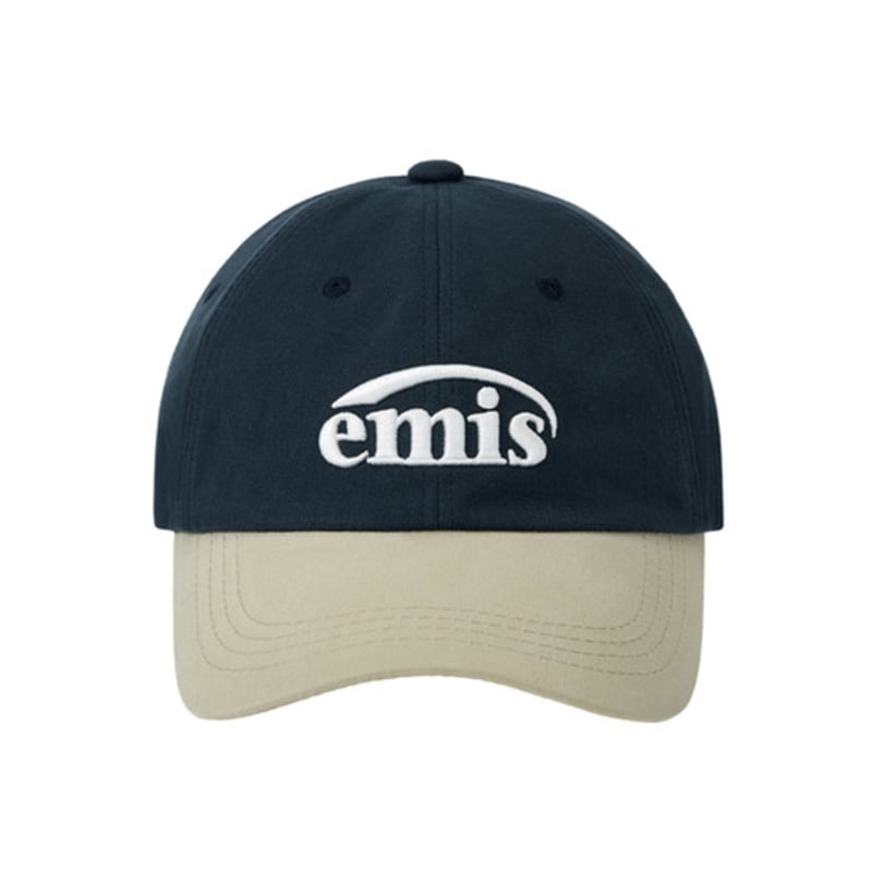

EMIS NEW LOGO MIX BALL cap(RENEWAL)-BEIGE/NAVY BEIGE_NAVY