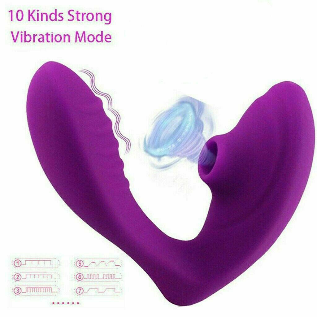 Clit Sucking Vibrator G-spot Dildo Vibe Sucker Sex Toys for Women