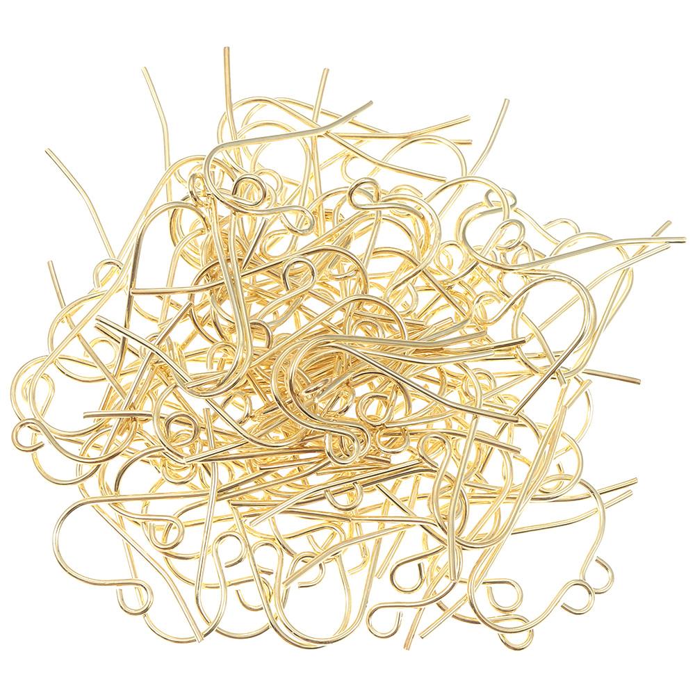 

200 шт. серебряные крючки для ушей, 2 цвета, фурнитура для сережек, крючки для сережек для изготовления ювелирных изделий