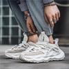 Fashion Designer Green Men's Trendy Sneakers Breathable Lace-up Chunky Casual Sneaker Male Platform Trainer Streetwear Running Shoes Men