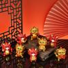 Resin Chinese Zodiac Dragon Statue Handcraft Miniature New Year Ornament National Tide Micro Landscape Mascot Decoration Hoom