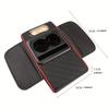 Faux Leather Car Armrest Pad with Cup Holder and Tissue Box - Multifunctional Auto Interior Accessory, Enhances Comfort and Style, Storage Solutio