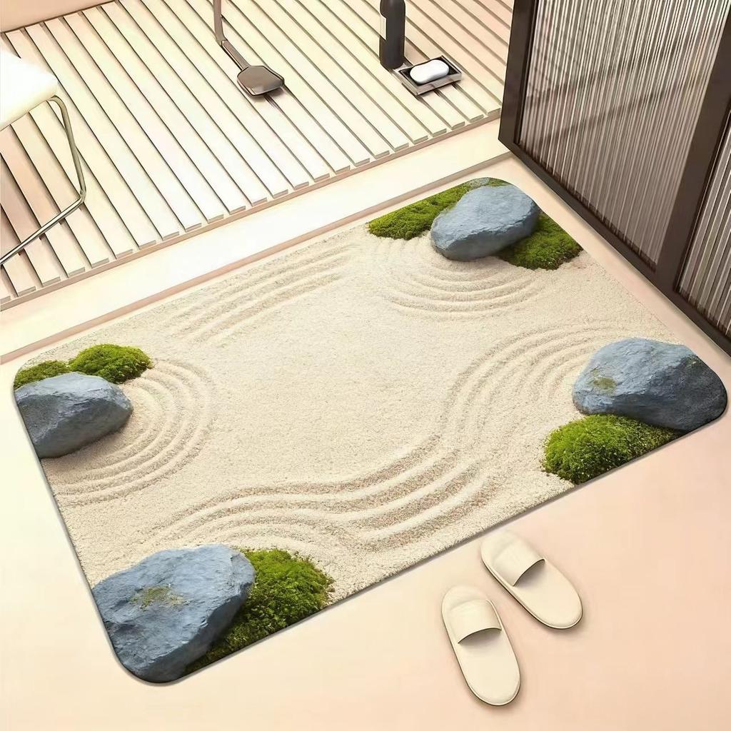 3D Visual Fish Print Floor Mat, Household Entrance Door Mat for The Hallway, Outdoor Durable and Stain-resistant Floor Mat, Foot Mat