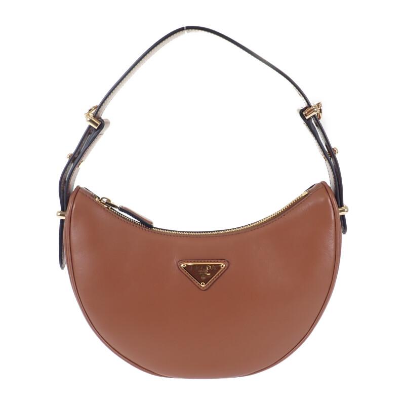 Prada 2WAY Bag Cognac Leather Women