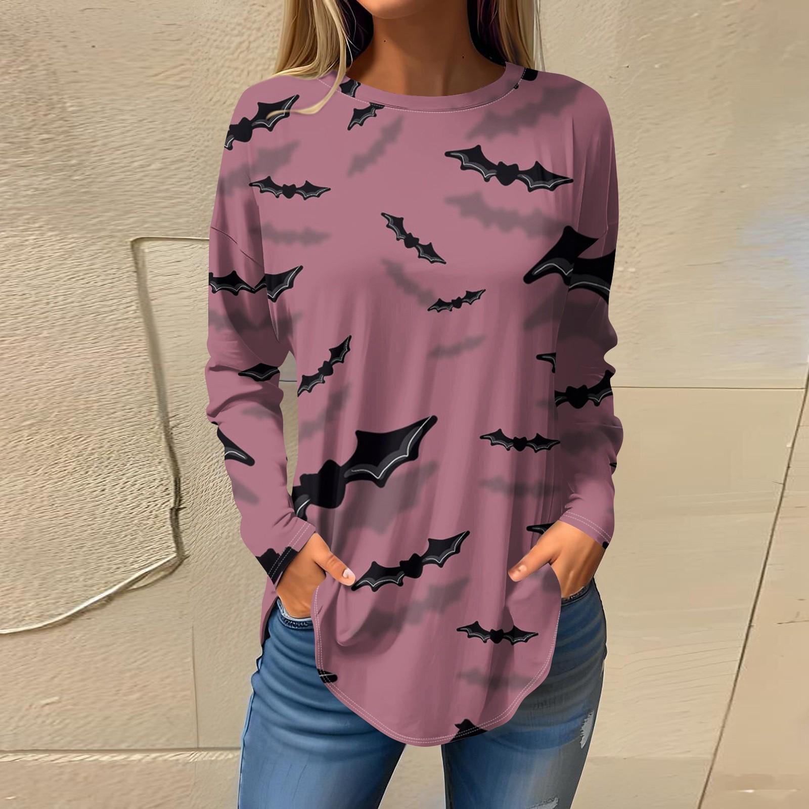 Женская футболка с принтом Хэллоуина — фото 12