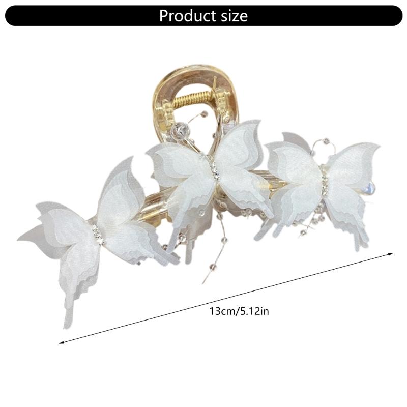 Ergonomic Acrylic Hair Clip For Back Head Styling Comfortable Ponytail Holder With Strongly Grip