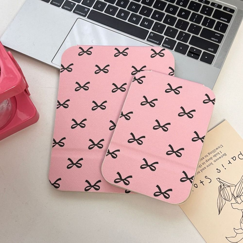 Pink Bow Fold Makeup Mirror Compact Cosmetic Mirror Vanity Mirror Pocket Make-up Mirror Bedroom