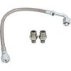 Turbo-Ölzufuhrleitung Schlauch, Turbo-Ölzufuhrleitung Schlauch 3927911 Metalllegierung Turbinen-Zuleitung mit Anschlussstück Ersatz für 5,9L 24V 1998 2002