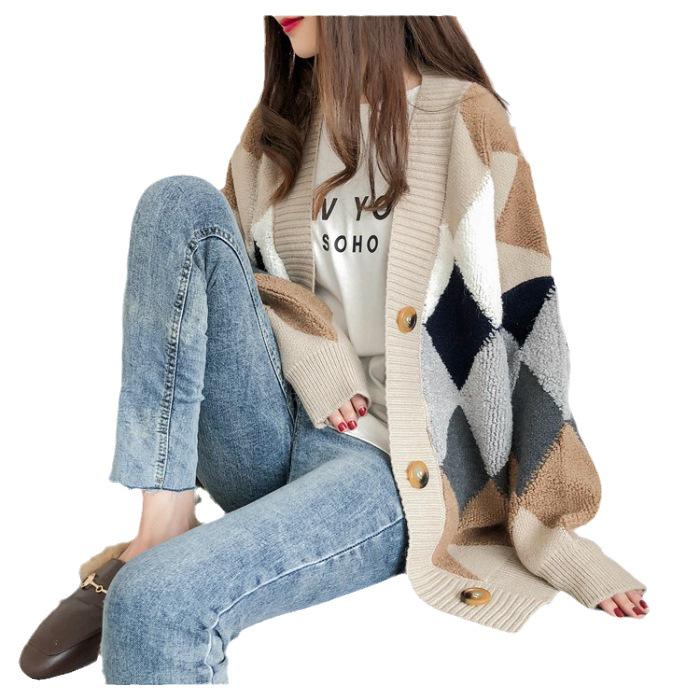 2024 Korean Style Fairy Cardigan Sweater for Women – Loose, Cozy, and Trendy Thick Knitwear