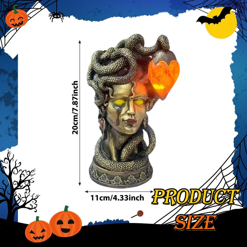 Figur Tischlampe Dekor Kreativ Praktisch Gruselig Vielseitig Lichtskulptur für Eingang