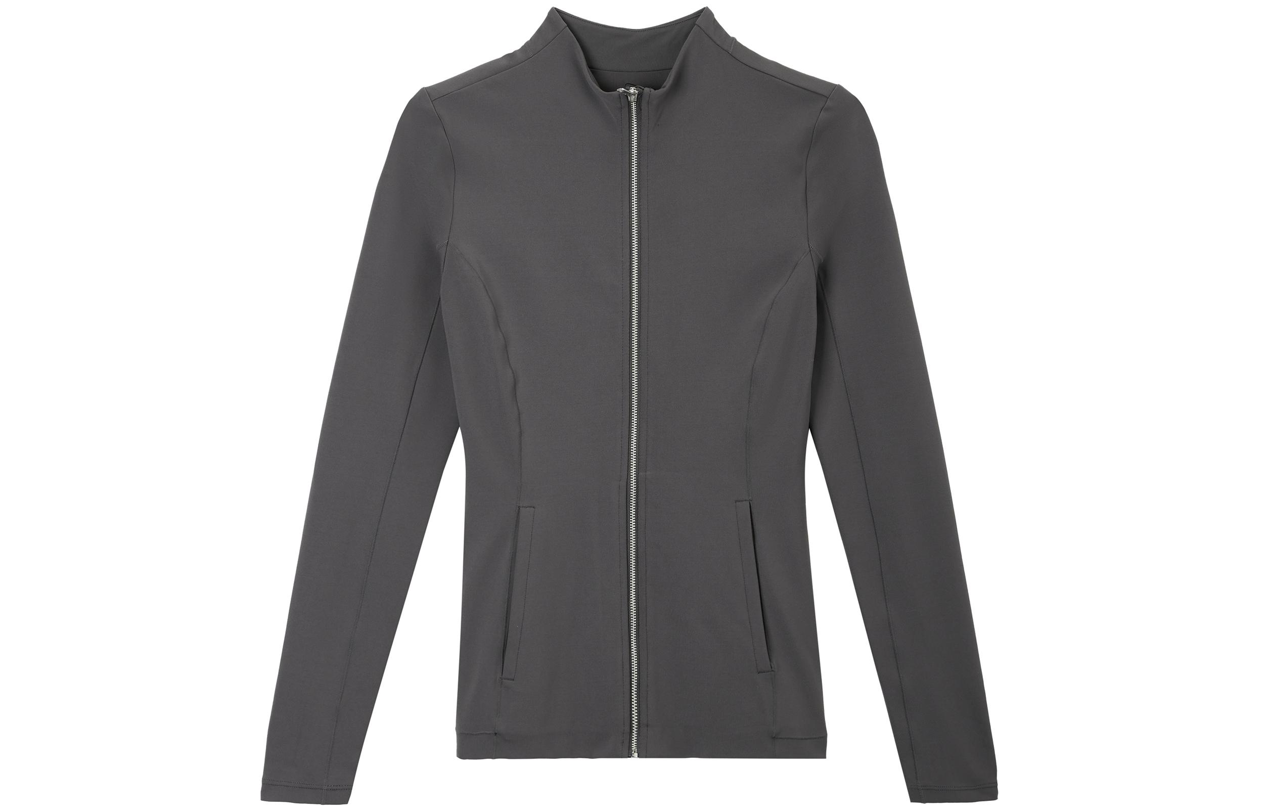 Nike Jackets Women s Gray Stand Collar Moderate Other DD5534-254 XS