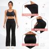 High-Waisted Fleece-Lined Yoga Pants: Thick, Tight-Fit, High Elasticity, European & American Style Flared Fitness Pants
