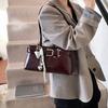 Belt Buckle Design Shoulder Satchels Bag for Women 2025 New in Luxury Designer Handbags Branded Fashion Totes with Pendant