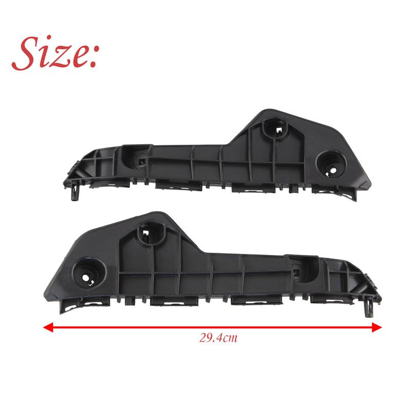 1Pair Front Bumper Bracket Left and Right Side For Scion tC 2.5L 2011-2016 Front Support Cover 5211621030 5211521030 Accessory