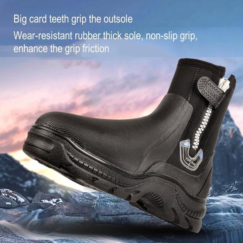 5MM Neoprene Wading Diving Boots High Top Thickened Anti-Puncture Underwater Hunting Fishing Shoes Beach Non-Slip Diving Shoes