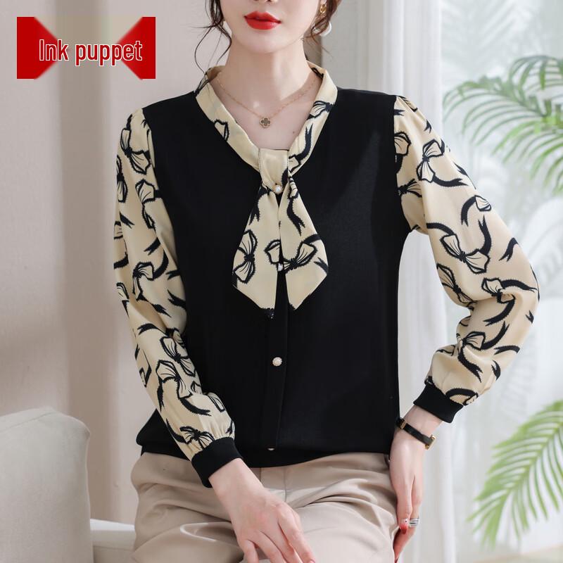 Women s 2026 Spring Slimming Long Sleeve Blouse 4XL