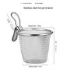 304 Stainless Steel Noodle and Soup Skimmer, Vegetable Strainer, Hot Pot Skimmer, Fine Mesh Strainer.