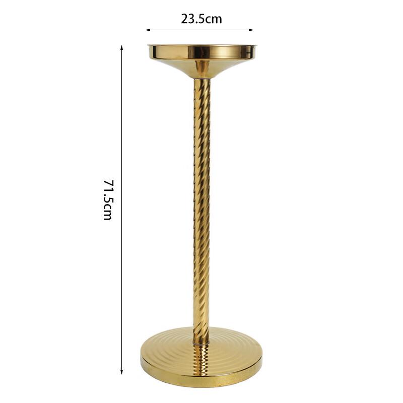 ZISIZ Large Gold Champagne Ice Bucket with Stand