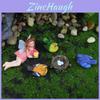 Resin Fairy Garden Miniatures With Cute Bird For Home Decor And Gift Giving